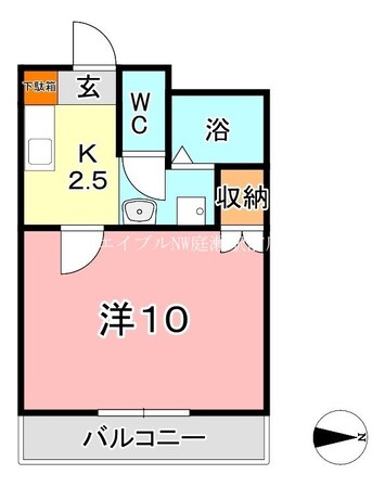 ブールブランシュ　C棟の物件間取画像